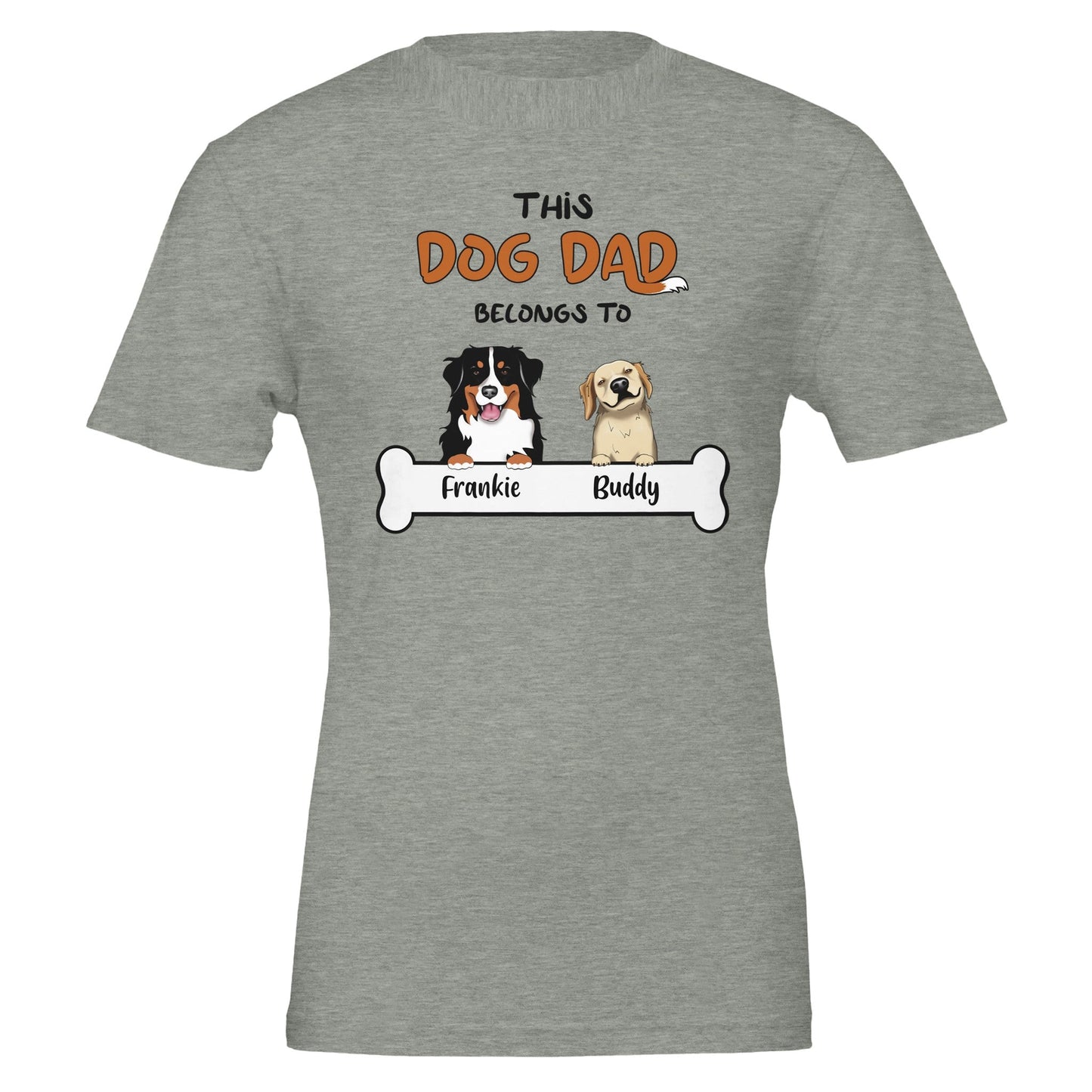 This Dog Dad Belongs To Personalized T-shirt