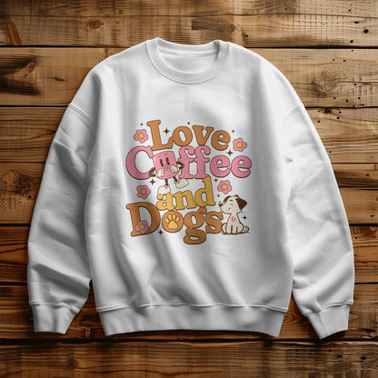 Love Coffee and Dogs Sweatshirt